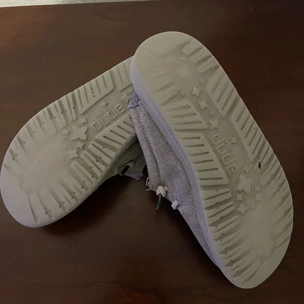 Hey Dude Kids Casual Gray Shoes Used. No box.
